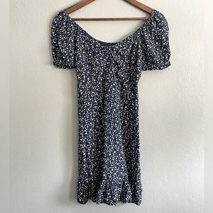 HOLLISTER Mini dress. Dark blue. Size S.